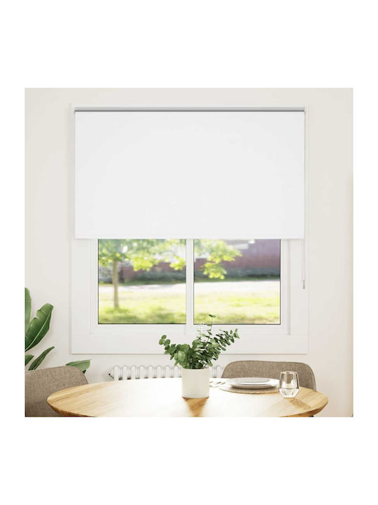 vidaXL Roller Blinds Total Blackout White W135xH175cm 4011941