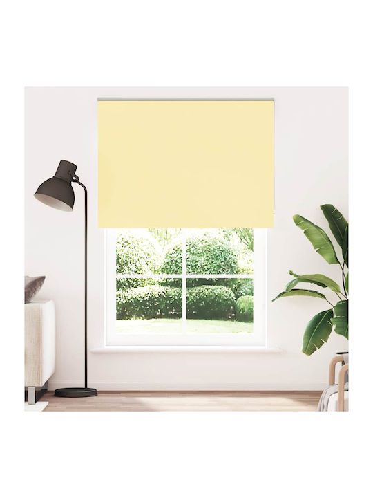 vidaXL Roller Blinds Total Blackout Yellow W160xH210cm 4012102