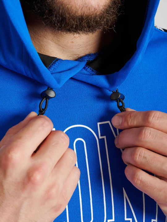 Sweatshirt with Hood Blue