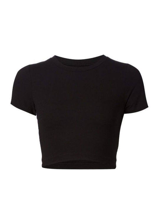 Women's Blouse Short Sleeve Black