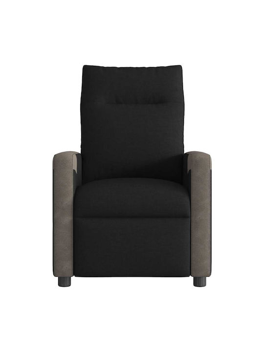 Relaxsessel Friseurwaschbecken mit Fußhocker Black 69x86x100cm