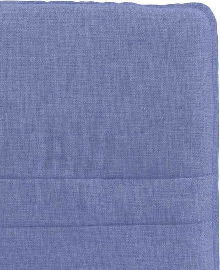 Dining Room Fabric Chair Denim Blue 45x54x86cm 2pcs