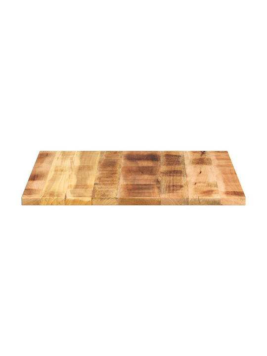 vidaXL Square Table Surface made of Solid Wood Brown 70x70x3.8cm 371409 1pcs