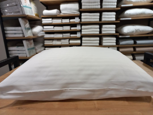 Cozy Cotton Μαξιλαροθήκη Ξενοδοχείου Ριγέ από Βαμβάκι & Πολυεστέρα 50x70εκ.