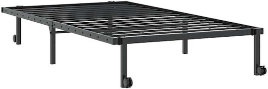 Folding Guest & Folding Bed Without Mattress Semi-Double Black 212x104.5x30cm