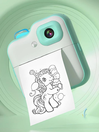 Andowl C8 Children's Camera with Thermal Printing Green