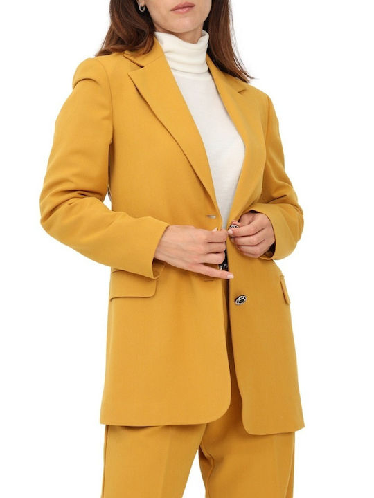 Liu Jo Women's Blazer Mustard
