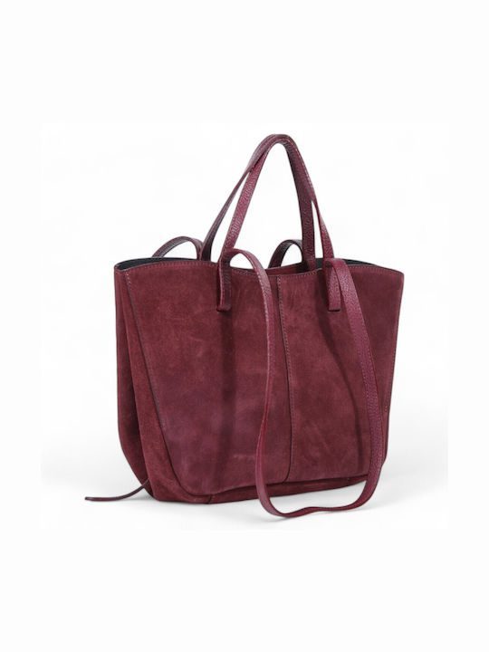 Passaggio Leather Leather Women's Bag Shoulder Burgundy