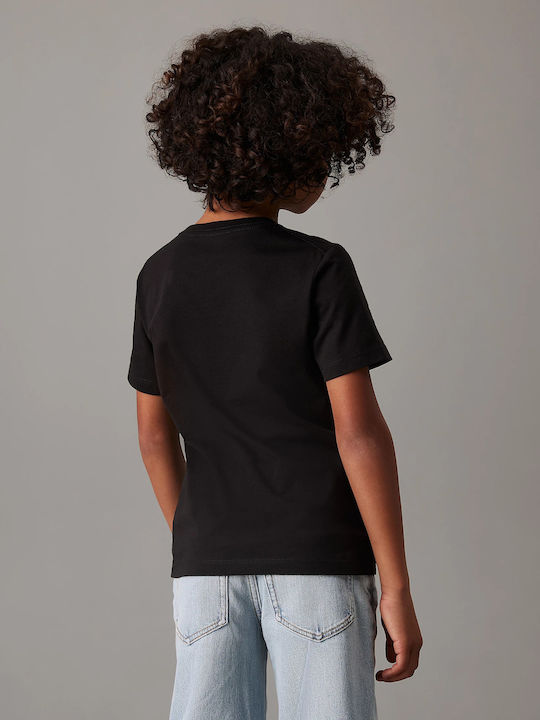 Παιδικό T-shirt CK Black Institutional