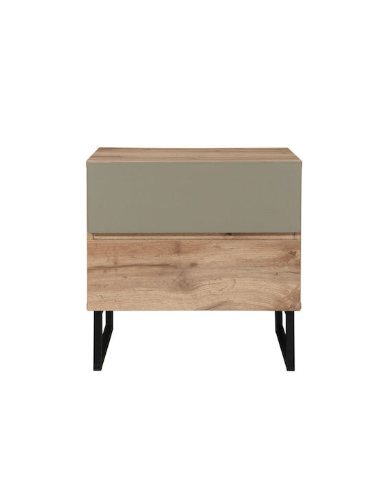 Комод Verde Дървен Зелен 50x41.5x50см