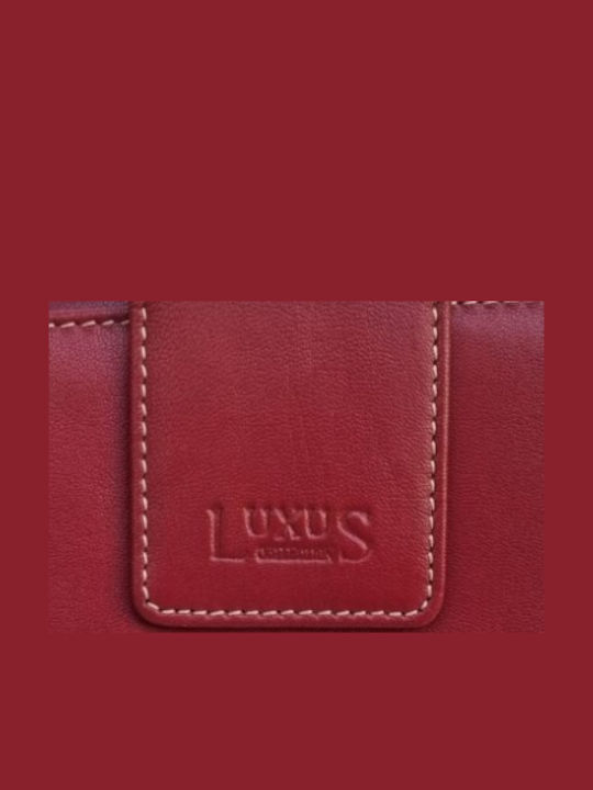Μικρό Δερμάτινο Γυναικείο Πορτοφόλι με RFID Κόκκινο