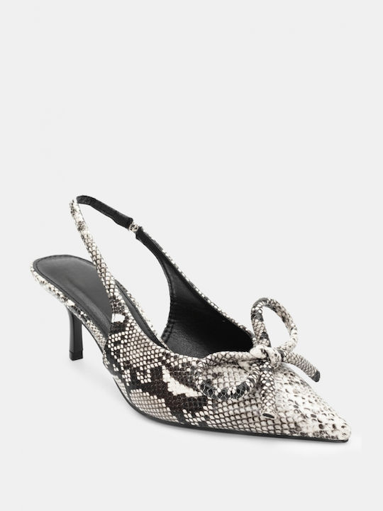 Luigi Pointed Toe Snake Heels