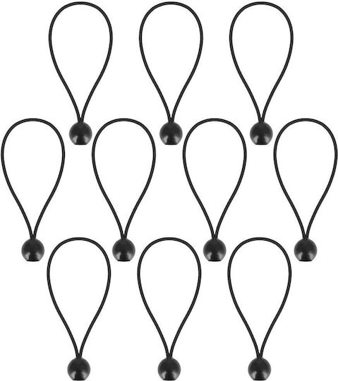 Set Elastic Balls Securing Tarps Banners Reusable 10 Pieces