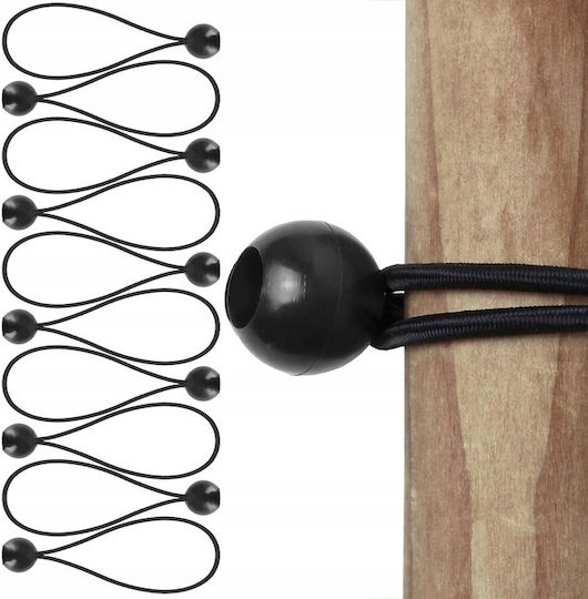 Set Elastic Balls Securing Tarps Banners Reusable 10 Pieces