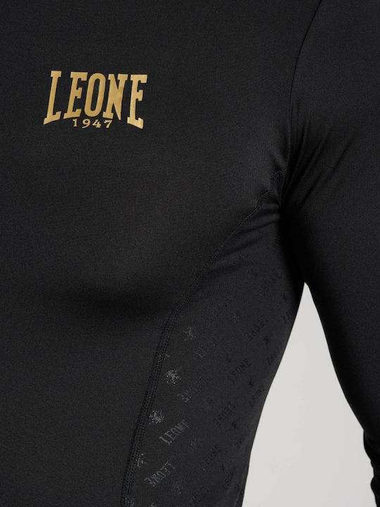Leone 1947 Ανδρική Μακρυμάνικη Μπλούζα ABX708 για MMA Μαύρη
