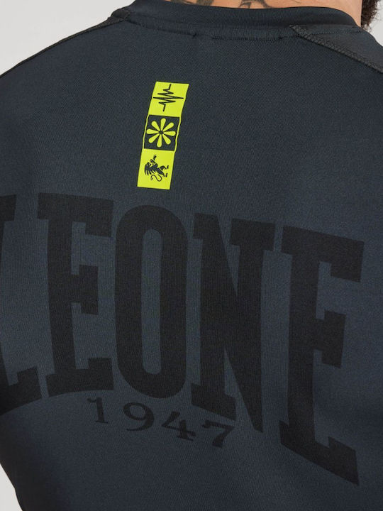 Leone 1947 Short Sleeve Shirt AB928 for Jiu-Jitsu / MMA Black