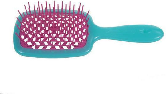 Janeke Superbrush Brush Hair for Detangling Blue/Pink