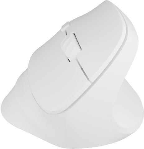 Natec Crake 2 Ασύρματο Εργονομικό Bluetooth Vertical Ποντίκι Λευκό