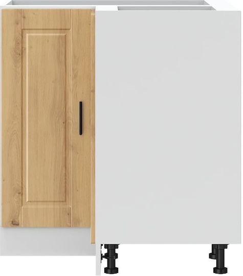 Eckschrank Boden Coffee 75.5x75.5x81.5cm
