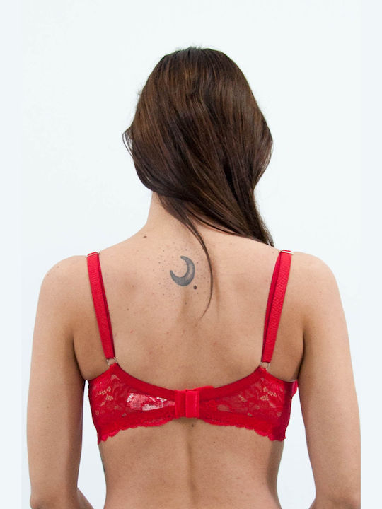 Lormar Minimizer Minimizer Bra without Padding Underwire red