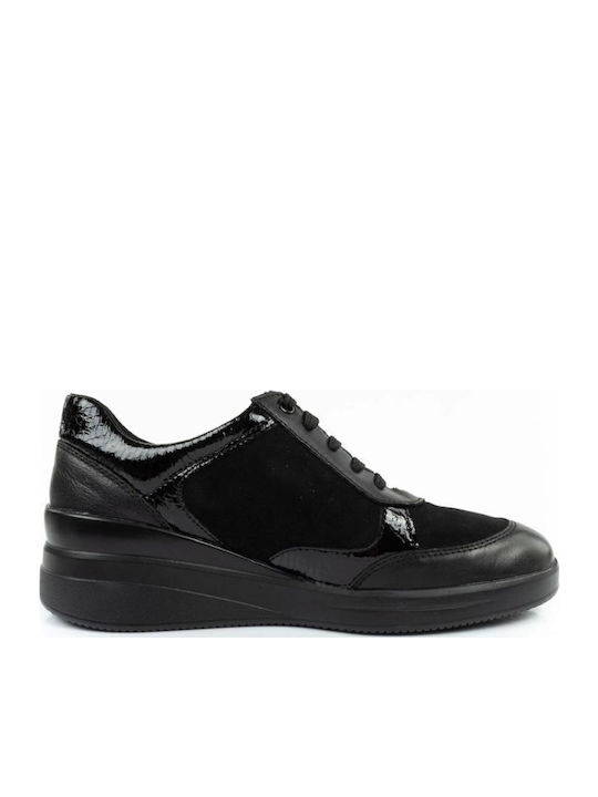 Emma Damen Sneakers Schwarz