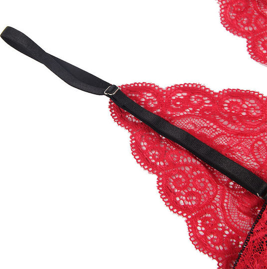 Subblime Sexy Lingerie Sets with Lace Red