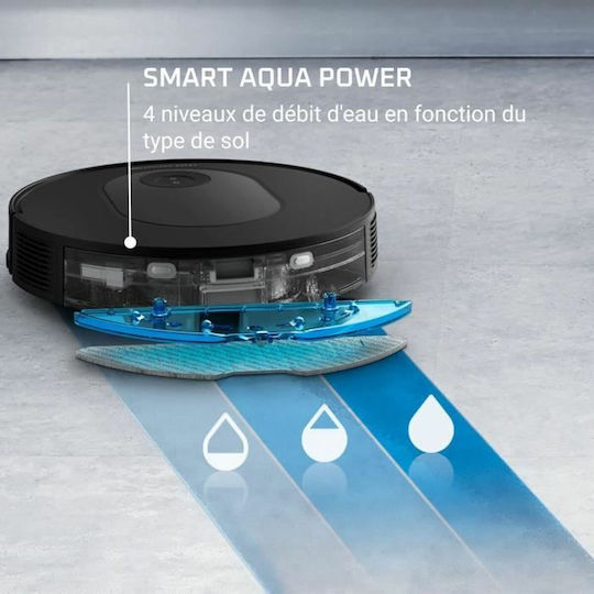 Rowenta X-Plorer Serie 65 Σκούπα Ρομπότ με Χαρτογράφηση Laser & Απορρόφηση 3000Pa Μαύρη