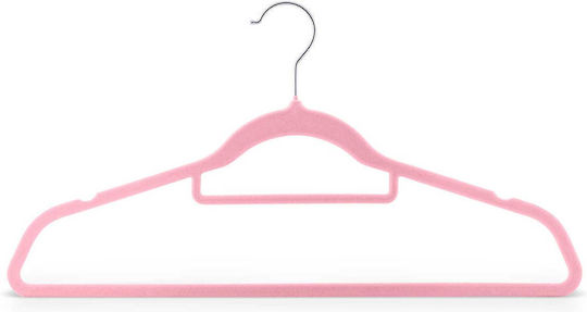 Massido Schrankbügel für Hosen Hölzernes Rosa 20Stück