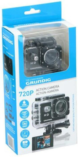 Grundig 24708 Action-Kamera HD (720p) Unterwasser (mit Gehäuse) mit Bildschirm 2" Schwarz