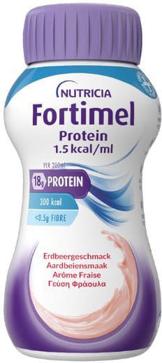 Nutricia Fortimel Extra Специална хранителна добавка 4 x 200мл Ягода