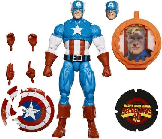 Φιγούρα Δράσης Captain America Marvel Legends Captain America 15εκ.