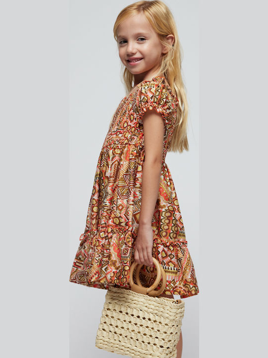 Girls Dress Short Sleeve Set with Accessories Grenadine