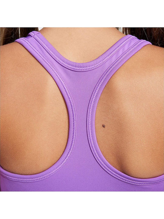 Nike Swoosh Kinder-Bustier Dri-Fit Lila