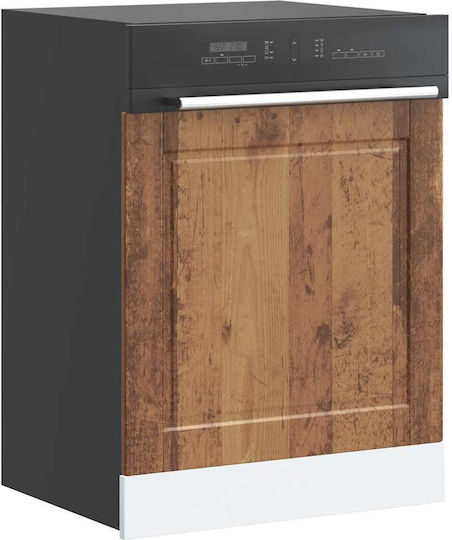 Porto Old Wood Dishwasher Panel 60x1.5x67 cm Old Wood 854145