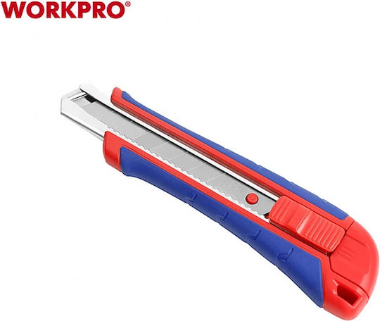 WorkPro Κοπίδι Φαλτσέτα Μοκέτας με Πλάτος Λάμας 18mm