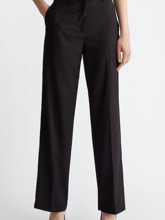 Women's Fabric Trousers Black