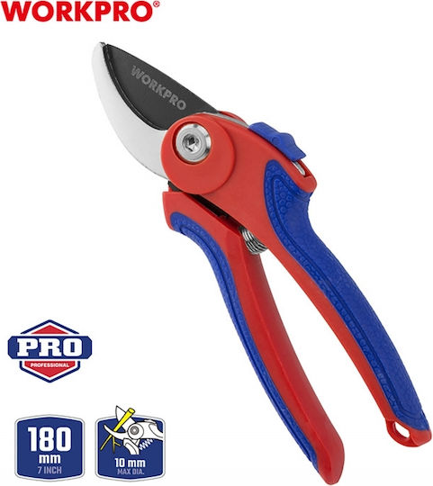 WorkPro Foarfecă de tăiere Lungime 18cm cu Diametru Maxim de Tăiere 10mm