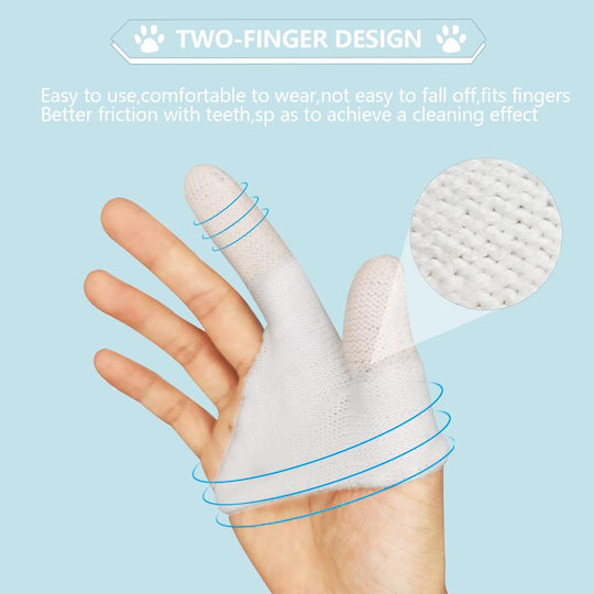 Finger Cots Zahnpflege Ring Hund 6Stück