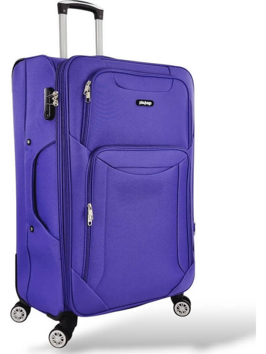 Playbags Βαλίτσα Μεγάλη Μωβ Playbags Βαλίτσα Μεγάλη Μωβ