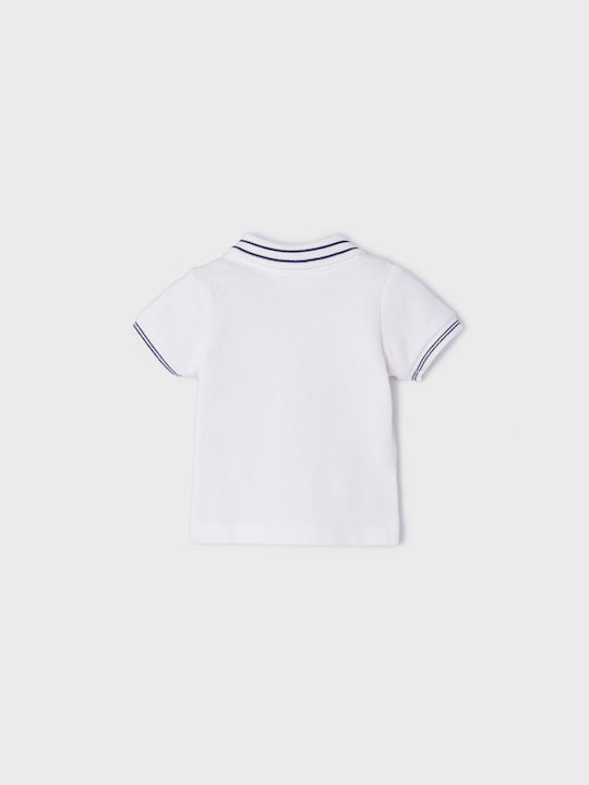 Mayoral Children's Polo Short Sleeve White