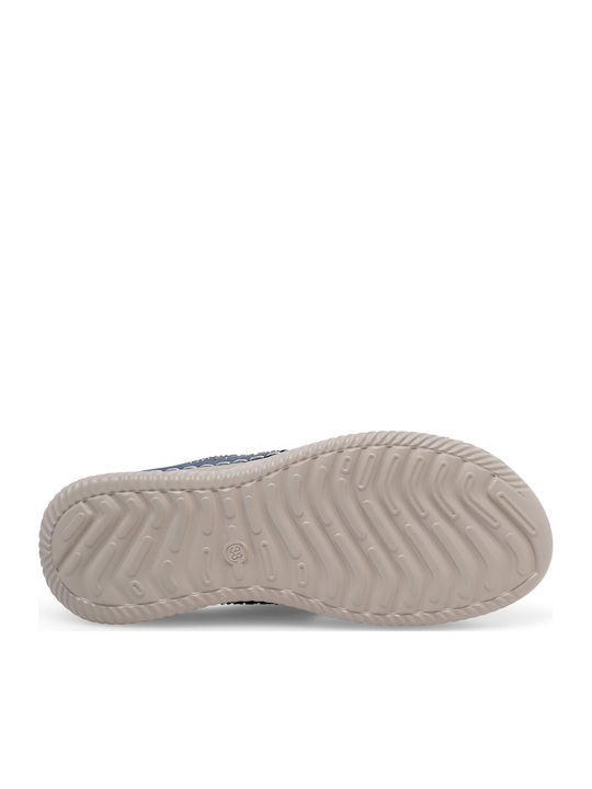 Damenplattformen Blau