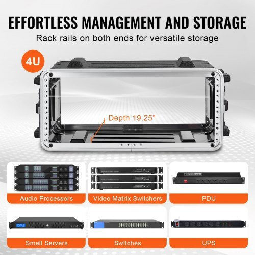 Vevor Επιδαπέδια Καμπίνα Rack 4U SLJJXABS4U19HY981V0