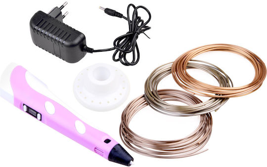 Jokomisiada 3D-Stift Magic Pen 3d & Refills Pink
