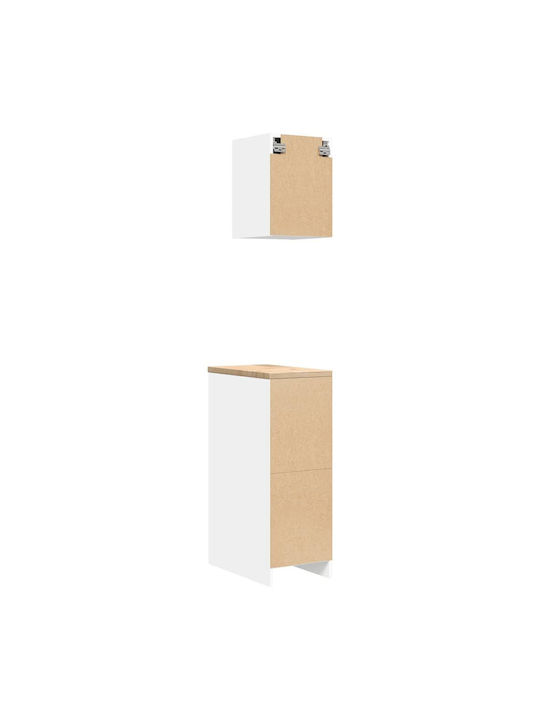 Ντουλάπι Γραφείου Ξύλινο Λευκό 30x51x85cm