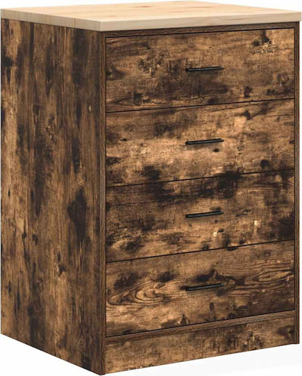 Ντουλάπι Γραφείου Ξύλινο Καφέ 60x51x85cm