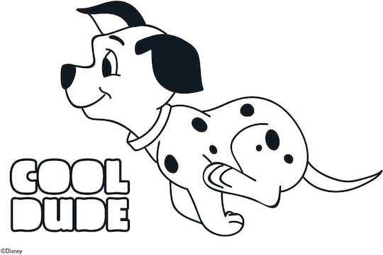 Diakakis Drawing Pad 101 Dalmatians 1pcs