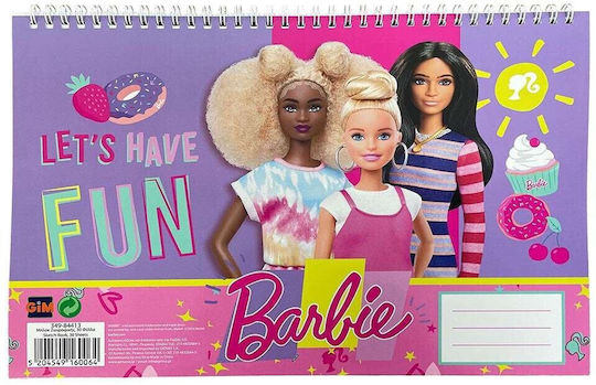 A4 Drawing Pad Gim 30 sheets Barbie 349-84413 Gim