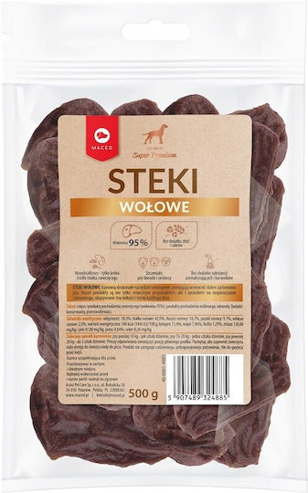 Maced Steaks Λιχουδιά Σκύλου με Βοδινό 500gr