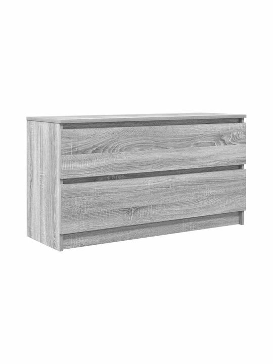 TV Stand Wooden Wood Grey Sonoma L100xW35xH54cm