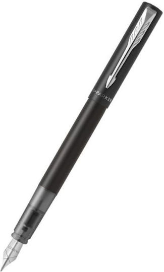 Parker Ρ Vector XL Πένα Γραφής Medium Μαύρη από Αλουμίνιο με Μαύρο Μελάνι
